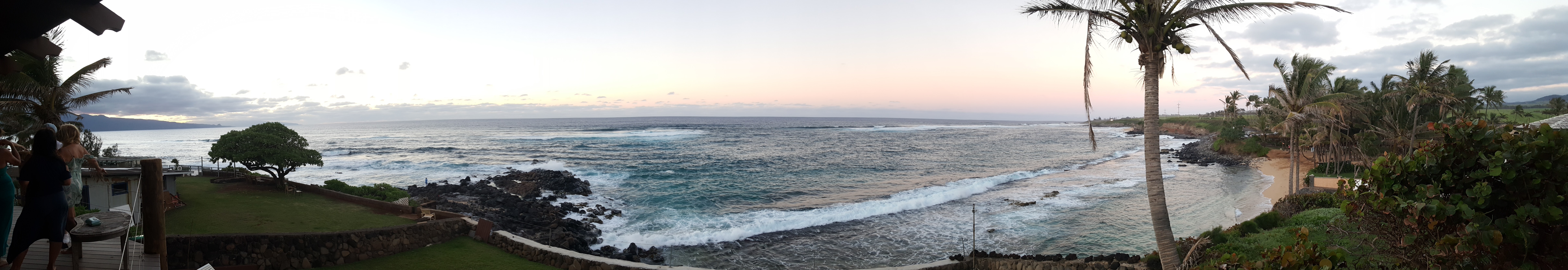 Scenic oceanfront view of Maui coastline near Mama's Fish House